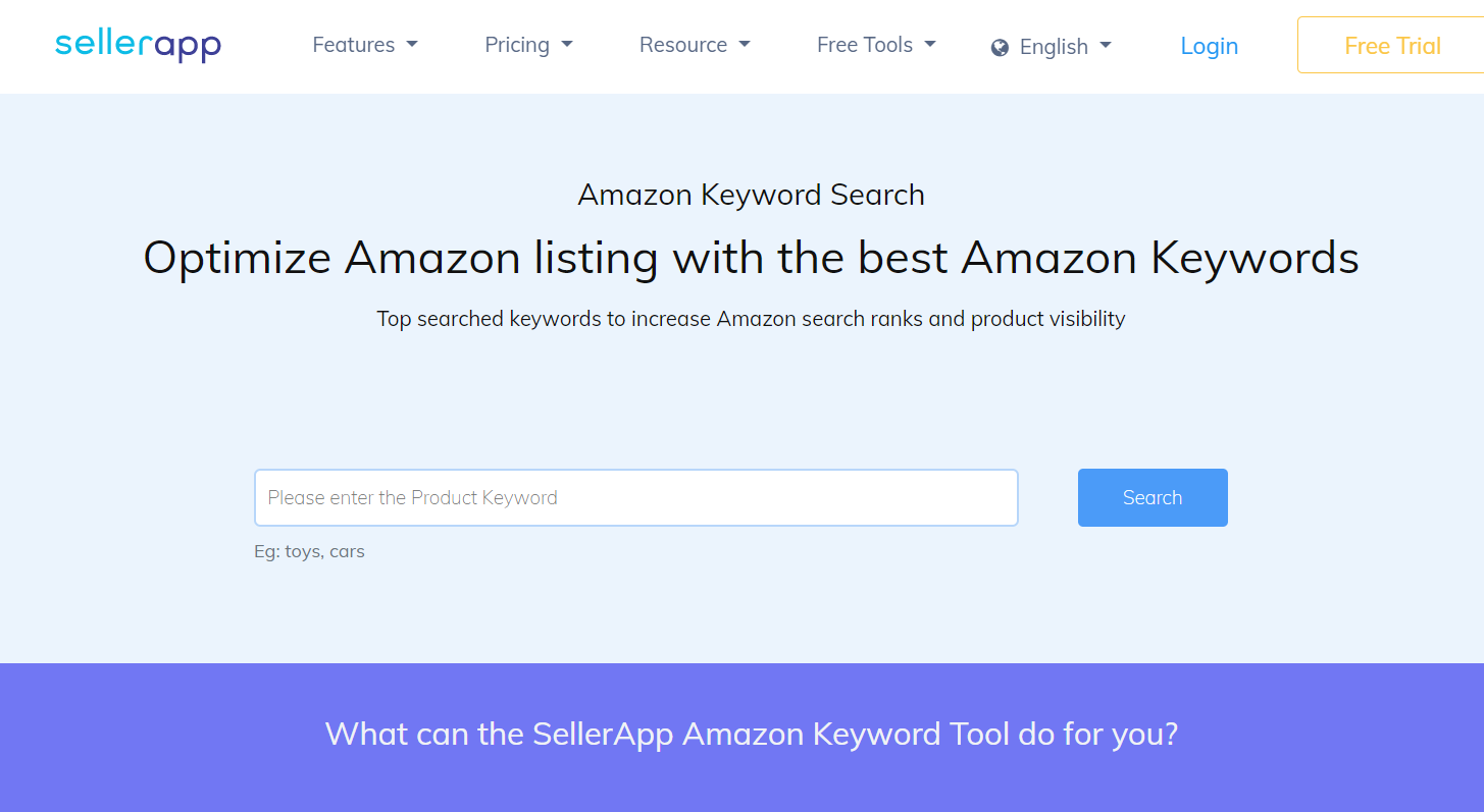 amazon keyword tool